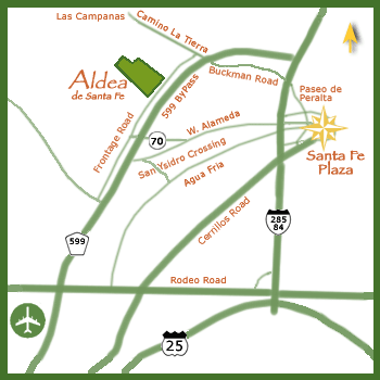 Map to Aldea