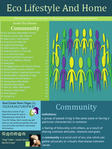 Eco Lifestyle And Home August Newsletter – Community