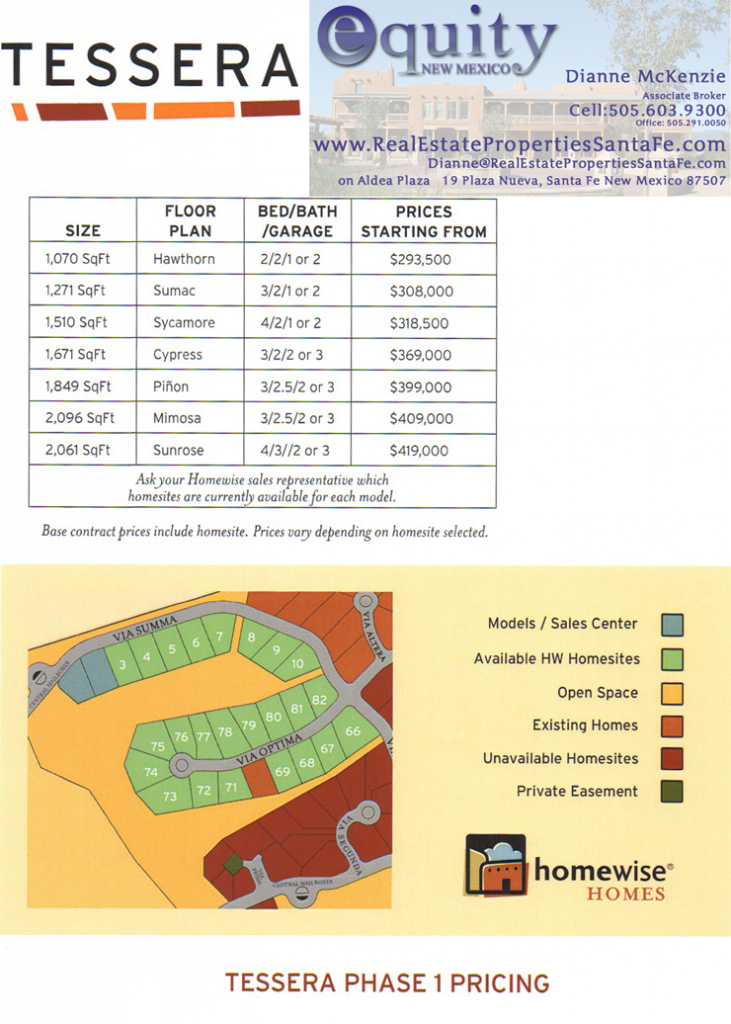 tessera-price-list