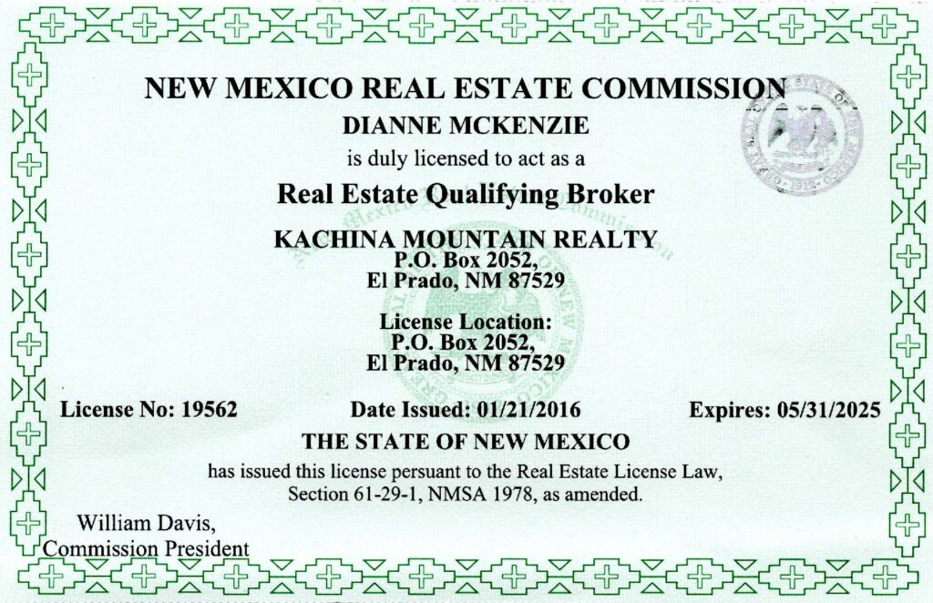 New Mexico Real Estate License 2022-2025