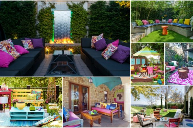 colorful outdoor living